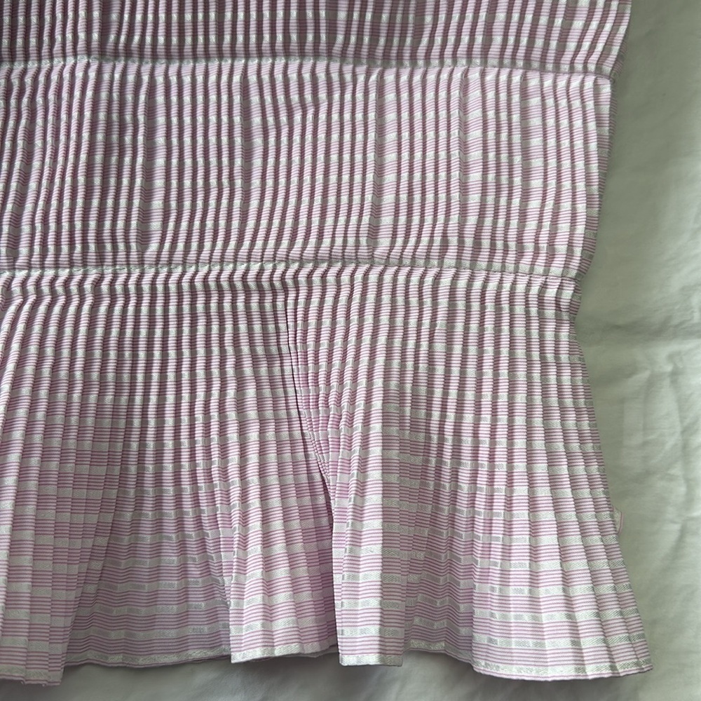 Potorsyn Pleated Ruffle Corset Style Cropped Top - Picture 3 of 7